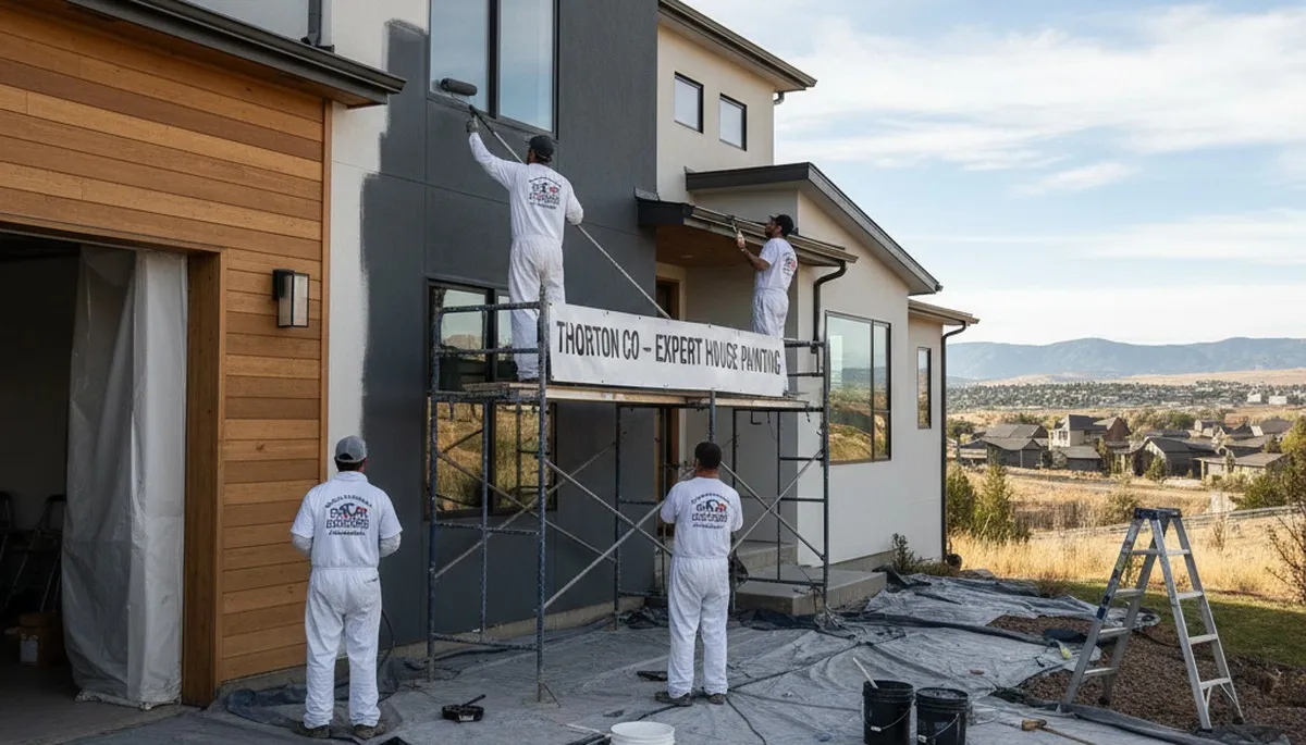 Aurora, CO house painting service by PaintingAuroraCO.com for interior and exterior home painting